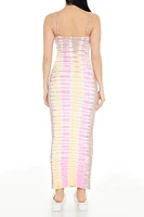 Tie-Dye Bodycon Cami Maxi Dress