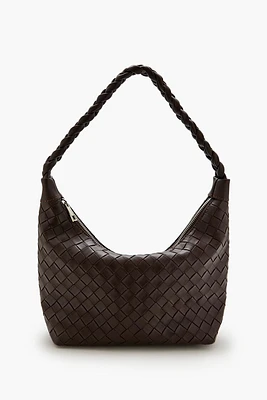 Basketwoven Shoulder Bag