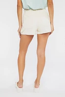 Twill Mid-Rise Shorts