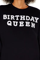 Birthday Queen Rhinestone Pullover