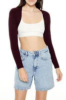Ribbed Shrug Sweater
