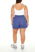 Plus Dolphin-Hem Shorts