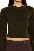 Marled Drop-Sleeve Sweater