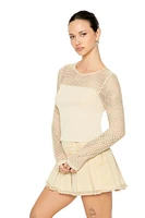 Seamless Netted Crop Top