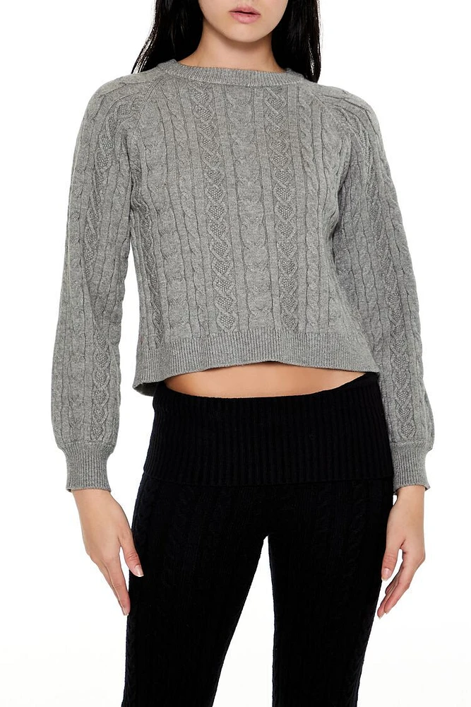 Bow Cable Knit Sweater