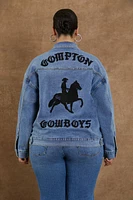 Plus Compton Cowboys Denim Jacket