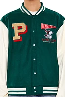 Peanuts Alpine Club Patch Bomber Jacket