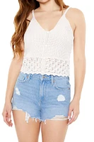 Crochet Sweater-Knit Cami