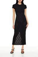 Floral Bodycon Maxi Dress