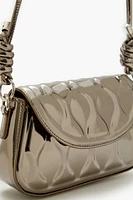 Quilted Metallic Shoulder Bag