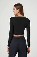 Ribbed Knit Crop Top