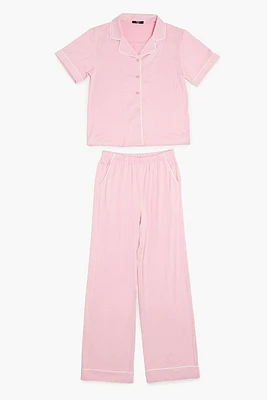 Girls Shirt & Pants Pajama Set (Kids)