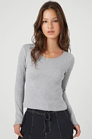 Seamless Ribbed Knit Top