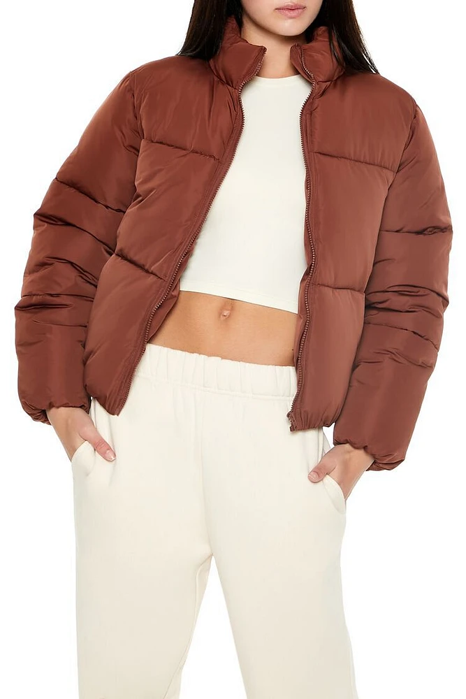 Channel-Stitched Puffer Jacket