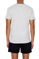 Cotton-Blend Crew Tee