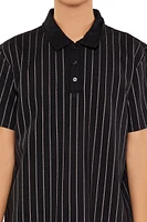 Pinstriped Polo Shirt