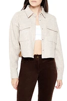 Boxy Cropped Shacket