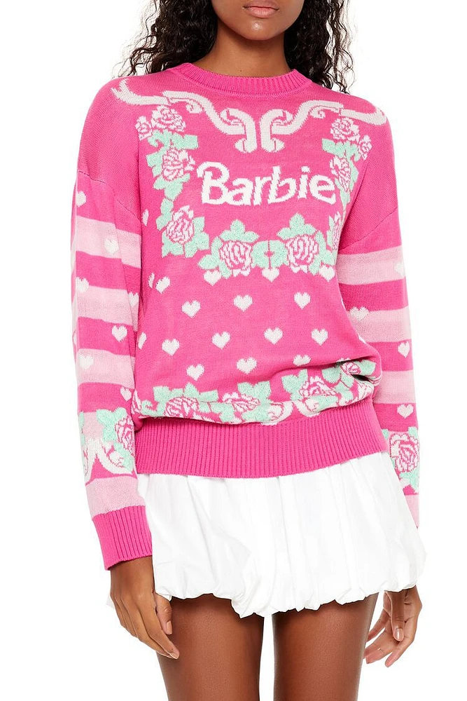 Barbie Graphic Knit Sweater