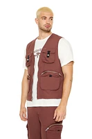 Zip-Up Utility Cargo Vest