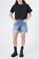 Boxy Cropped Crew Tee