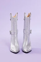 Buckled Rhinestone Cowboy Boots