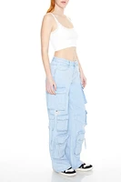 Distressed Utility Cargo Jeans
