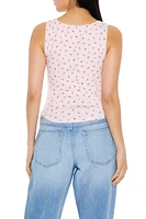 Ditsy Floral Print Tank Top