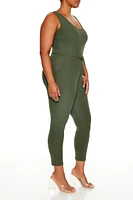 Plus Sleeveless Jumpsuit