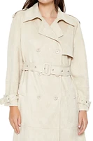 Twill Notched Trench Coat