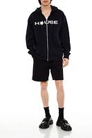 House Graphic Zip-Up Hoodie