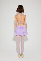 Betsey Johnson Mesh Mini Skirt