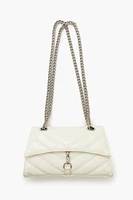 Chevron-Quilted Crossbody Bag