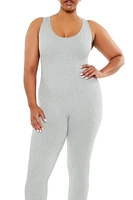 Plus Seamless Ribbed Jumpsuit