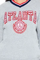 Atlanta Varsity-Striped Pullover