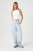 Baggy High-Rise Straight Jeans