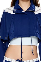 Two-Tone Cropped Jacket