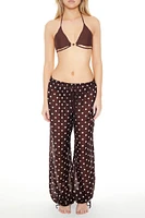 Polka Dot Swim Cover-Up Pants