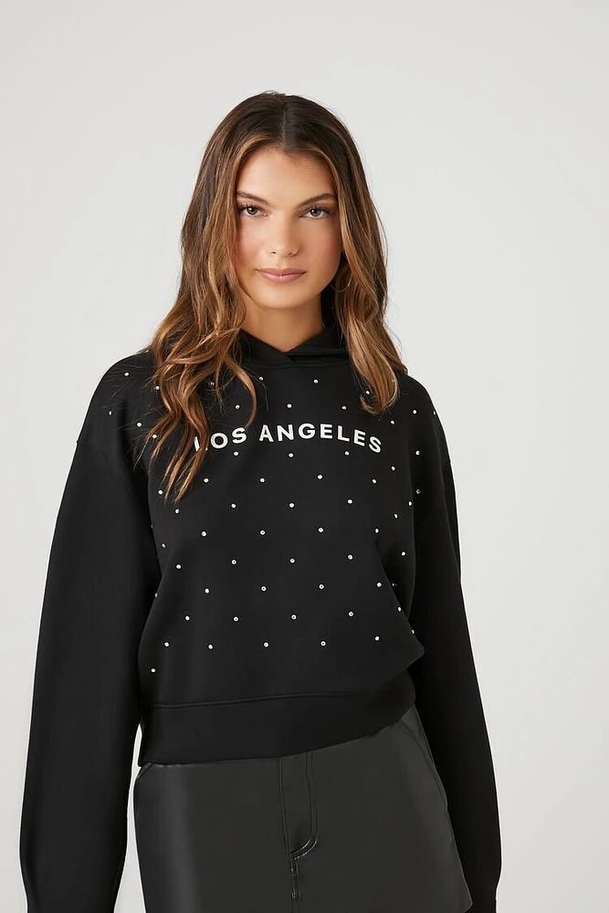 Los Angeles Rhinestone Hoodie