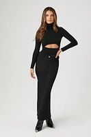 Cutout Turtleneck Sweater