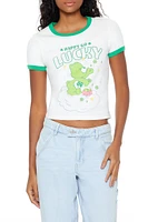 Happy Go Lucky Ringer Tee