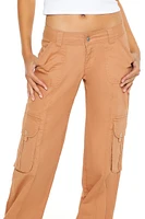 Low-Rise Straight-Leg Cargo Pants