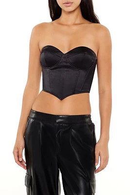 Satin Sweetheart Tube Top