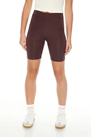 Cotton-Blend Biker Shorts