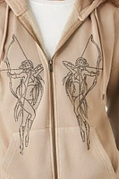 Bow & Arrow Zip-Up Hoodie