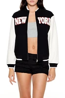 New York Patch Bomber Jacket