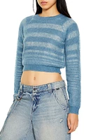 Striped Cropped Sweater