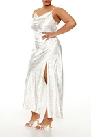 Plus Floral Maxi Slip Dress