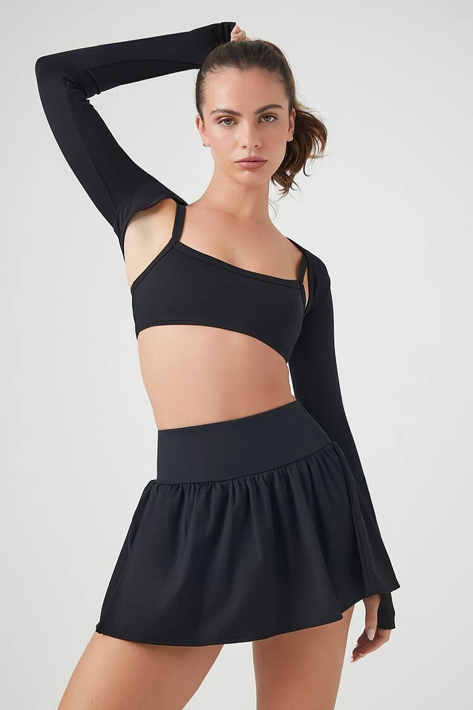 Active High-Rise A-Line Skort