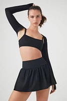 Active High-Rise A-Line Skort