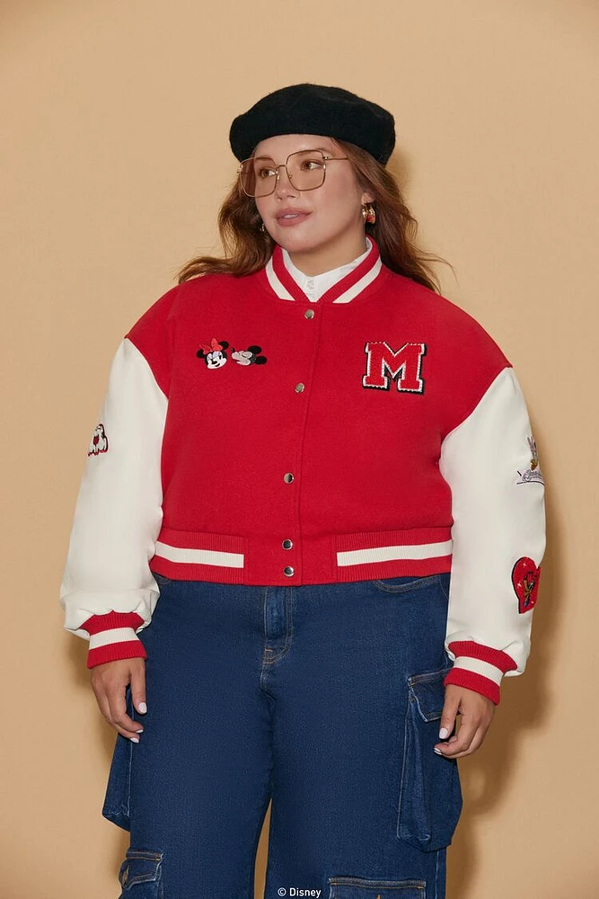 Plus Disney Mickey & Friends Varsity Jacket